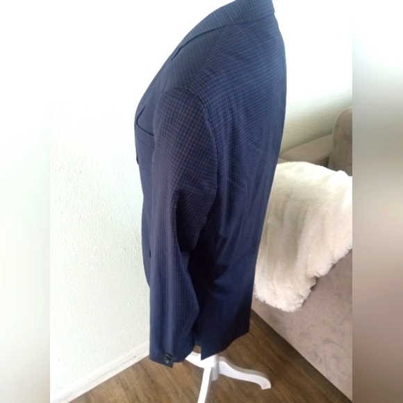 CHRISTIAN DIOR Monsieur Vintage Wool Black Sport Coat | 46 R - Picture 3 of 9